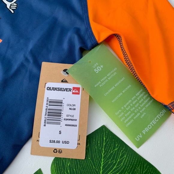 ☀️Quicksilver High Tide Rashguard ☀️ - Picture 3 of 3